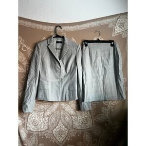 Piazza Sempione Women’s Wool Blazer & Skirt Business Set